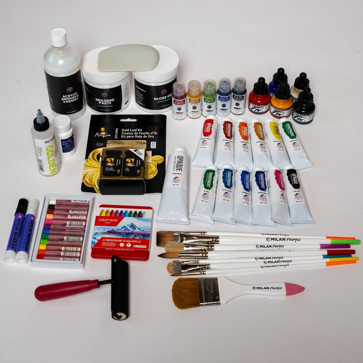 Acrylic paint sold & Art Supplies