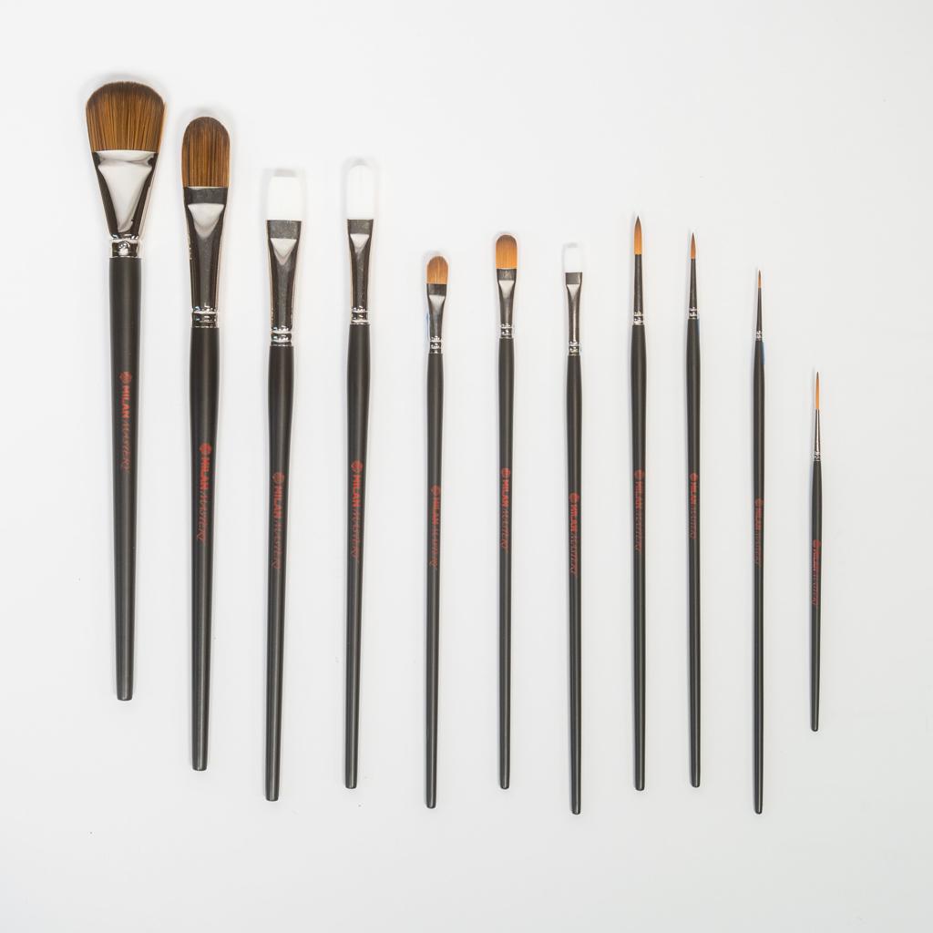 Acrylic outlets paint brushes