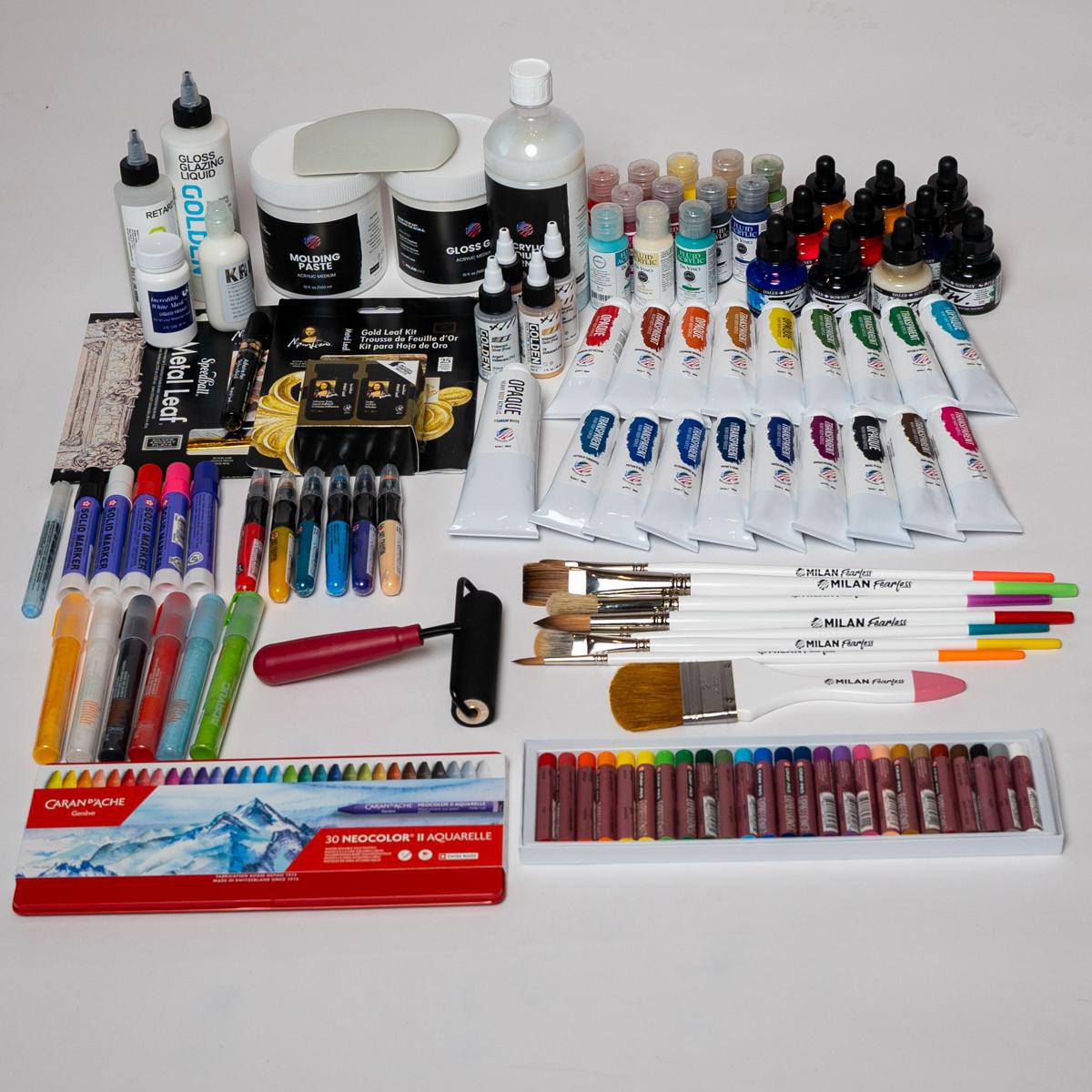 MILAN ART Deluxe Mixed Media Kit – Milan Art Store