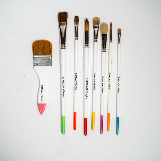 MILAN ART 'Fearless' Mixed Media Brush Set